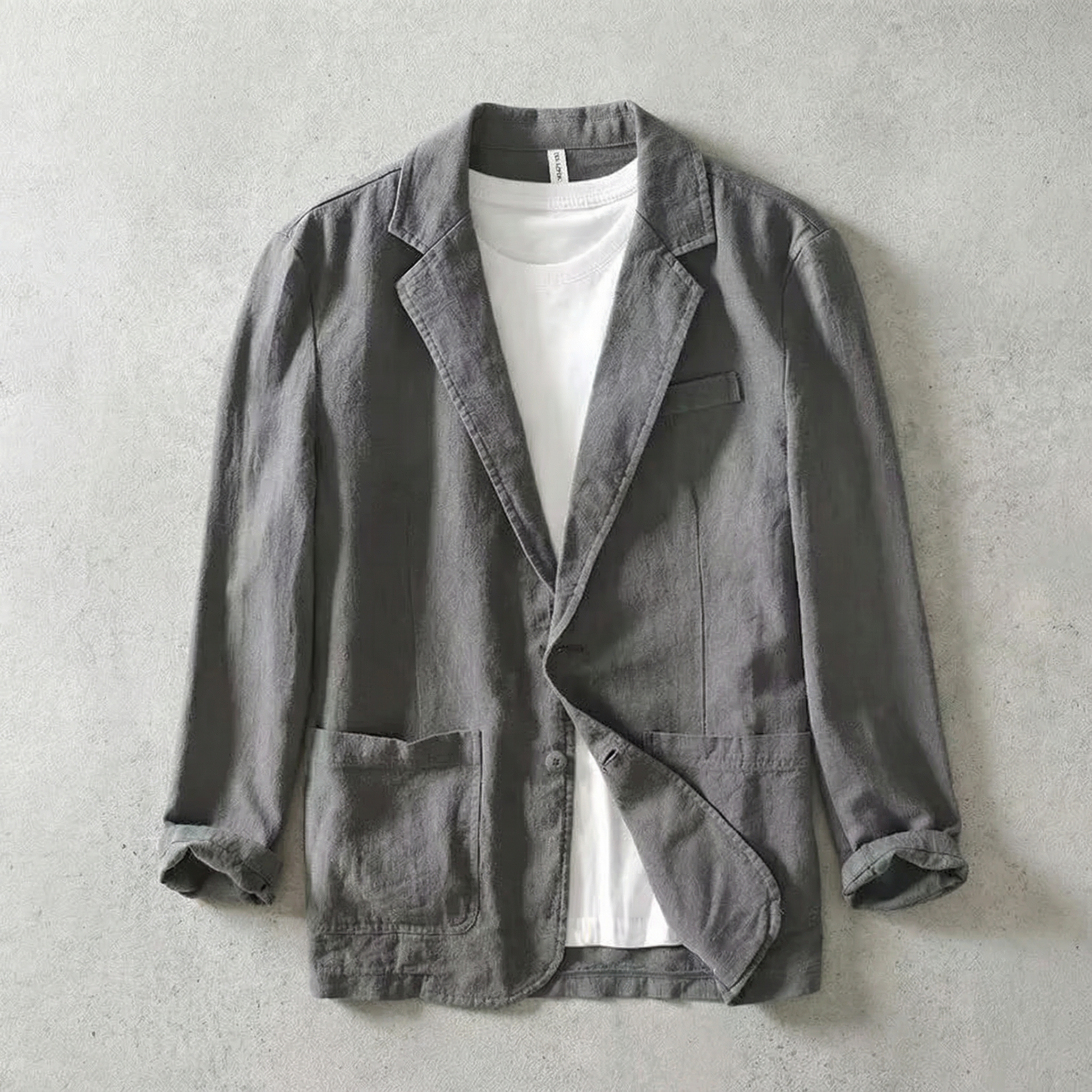 UNUSED★WOOL LINEN COAT (3) Milan Linen Jacket – Theodore Townsend