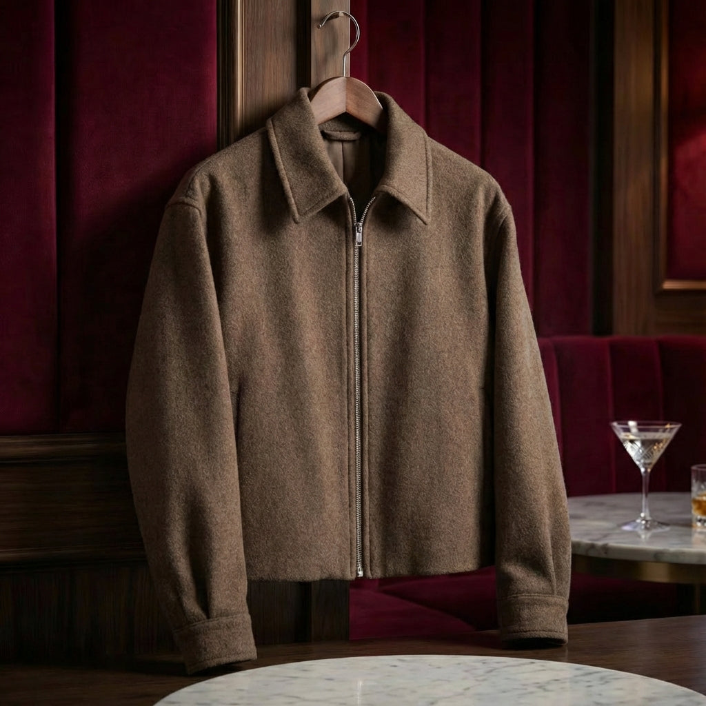 Siena Woolen Moto Jacket – Theodore Townsend
