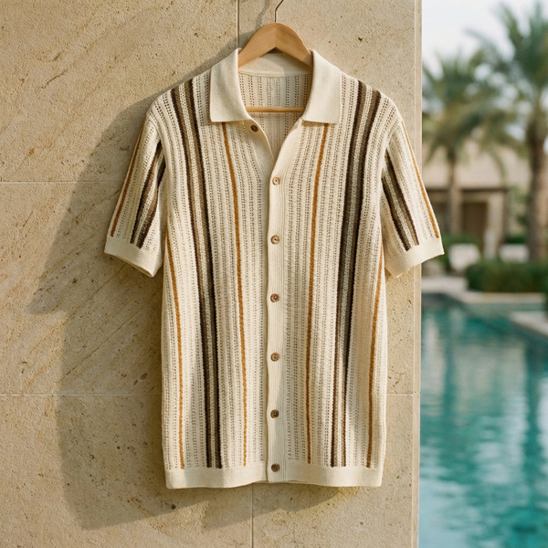 Sienna Cotton Knit Polo