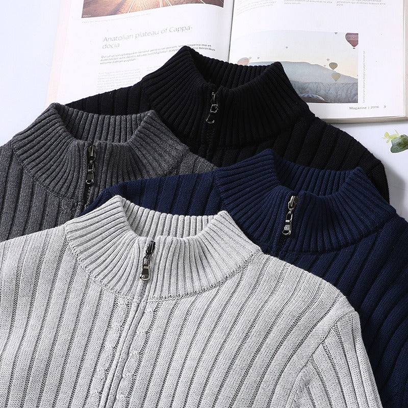 Lorenzo - Hand-knit Cotton Cardigan - Edward Fraiser