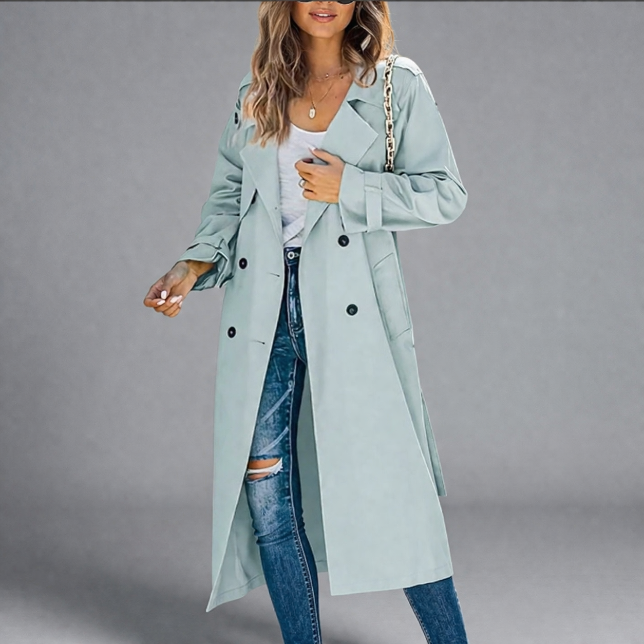 Elvarique Trench Coat