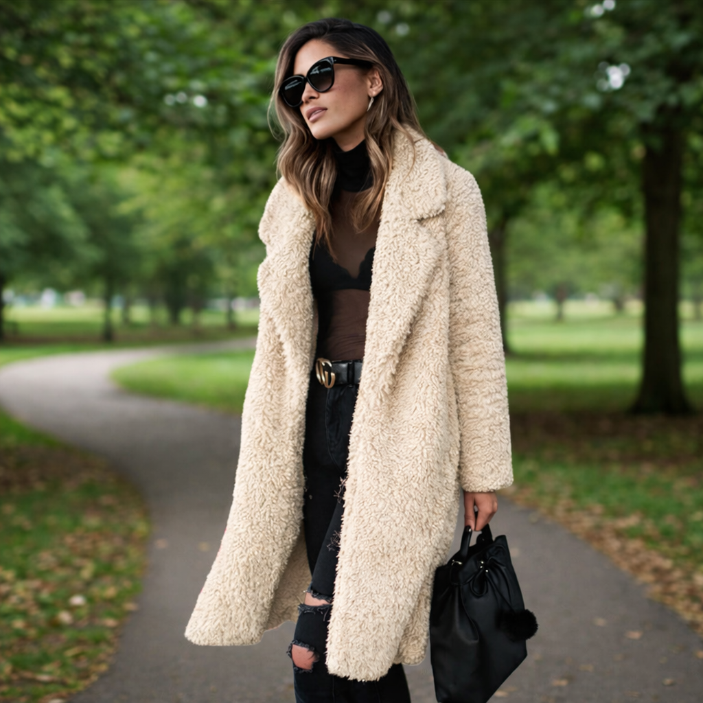 Catania Long Teddy Coat