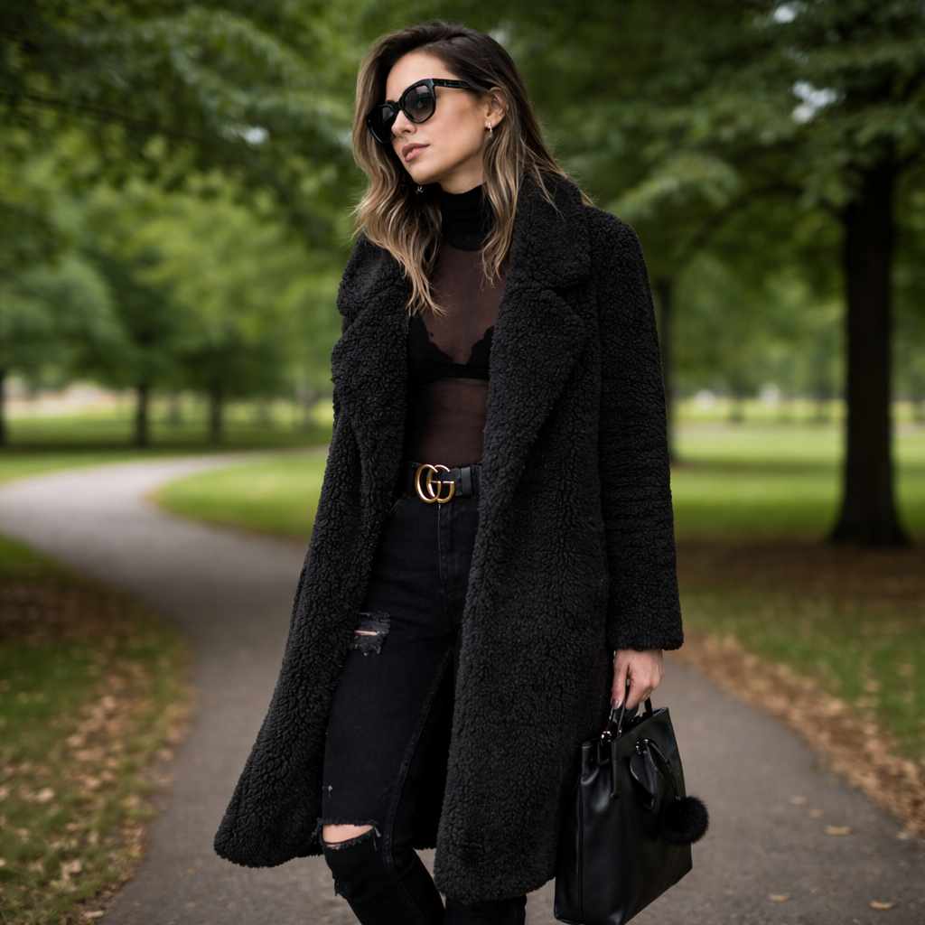 Catania Long Teddy Coat