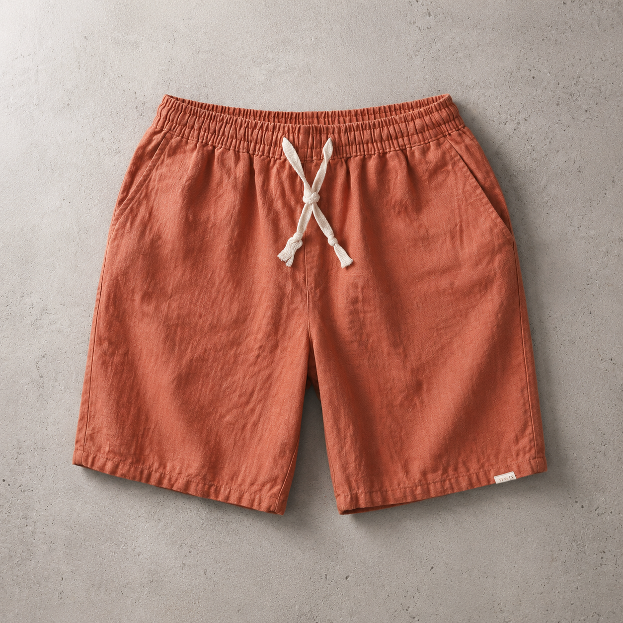 Nazare Linen Blend Drawstring Shorts