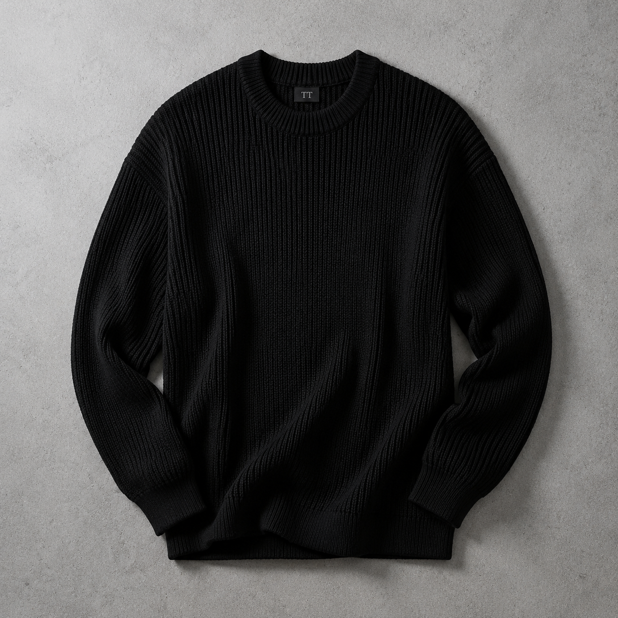 Bregenz Chunky Ribbed Crew Neck Sweater