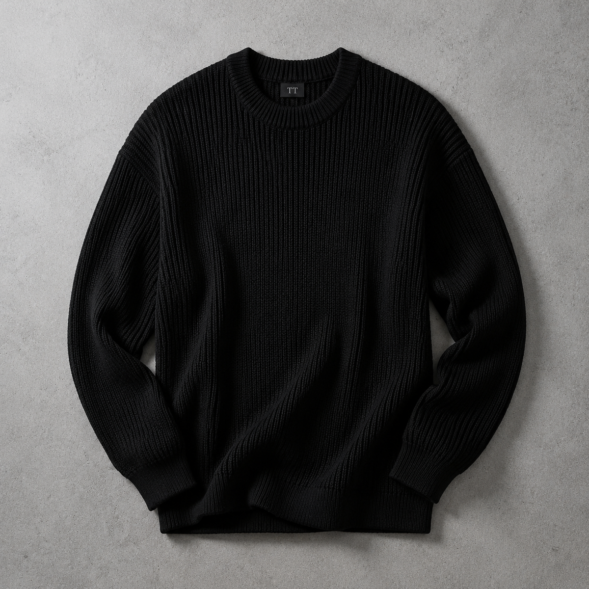 Bregenz Chunky Ribbed Crew Neck Sweater
