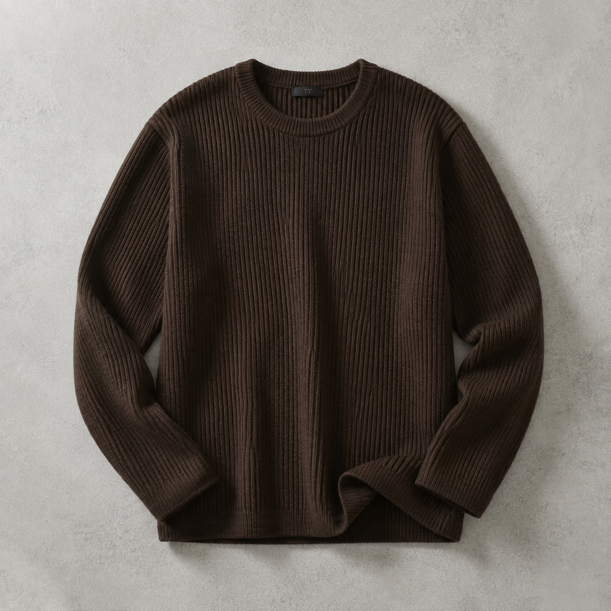 Bregenz Chunky Ribbed Crew Neck Sweater