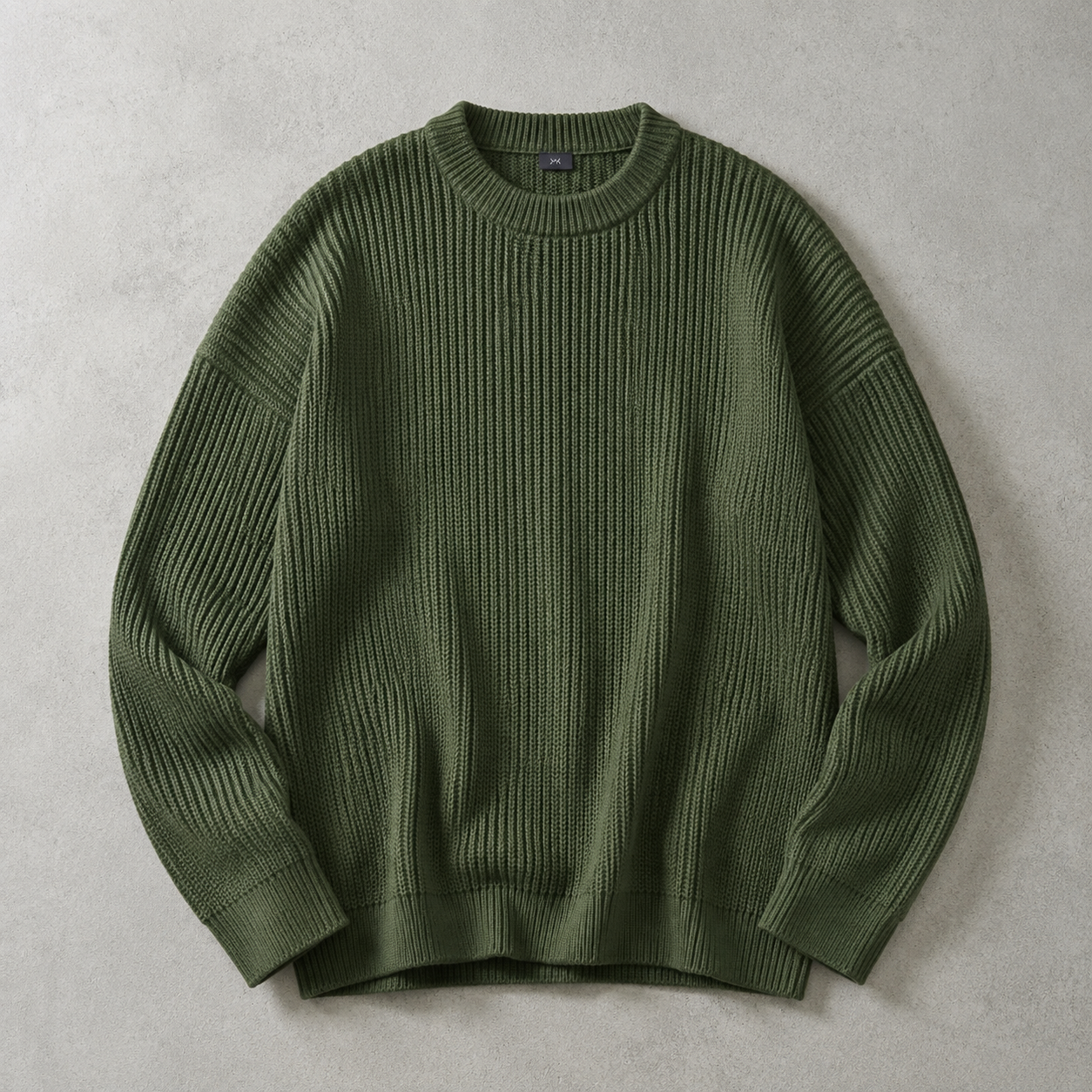 Bregenz Chunky Ribbed Crew Neck Sweater
