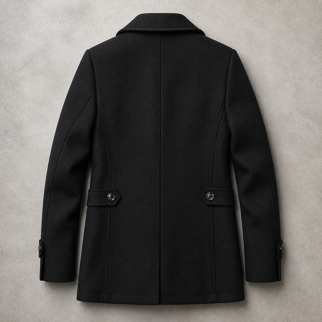 Villach Double Collar Wool Blend Coat