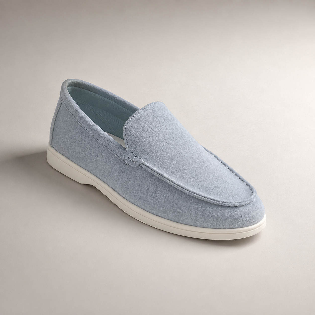Bruges Suede Slip On Summer Loafer