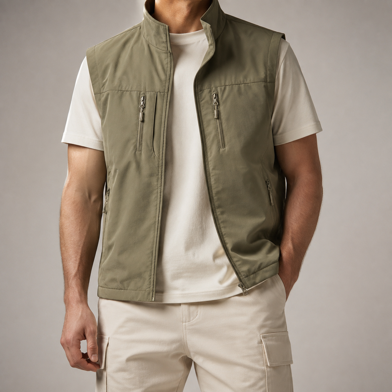 Leuven Zip Pocket Outdoor Utility Vest