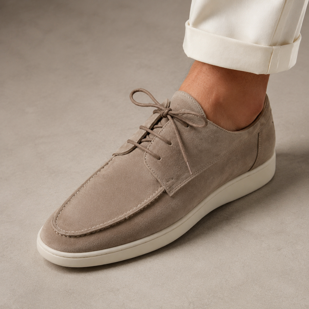 Namur Suede Lace Up Casual Derby