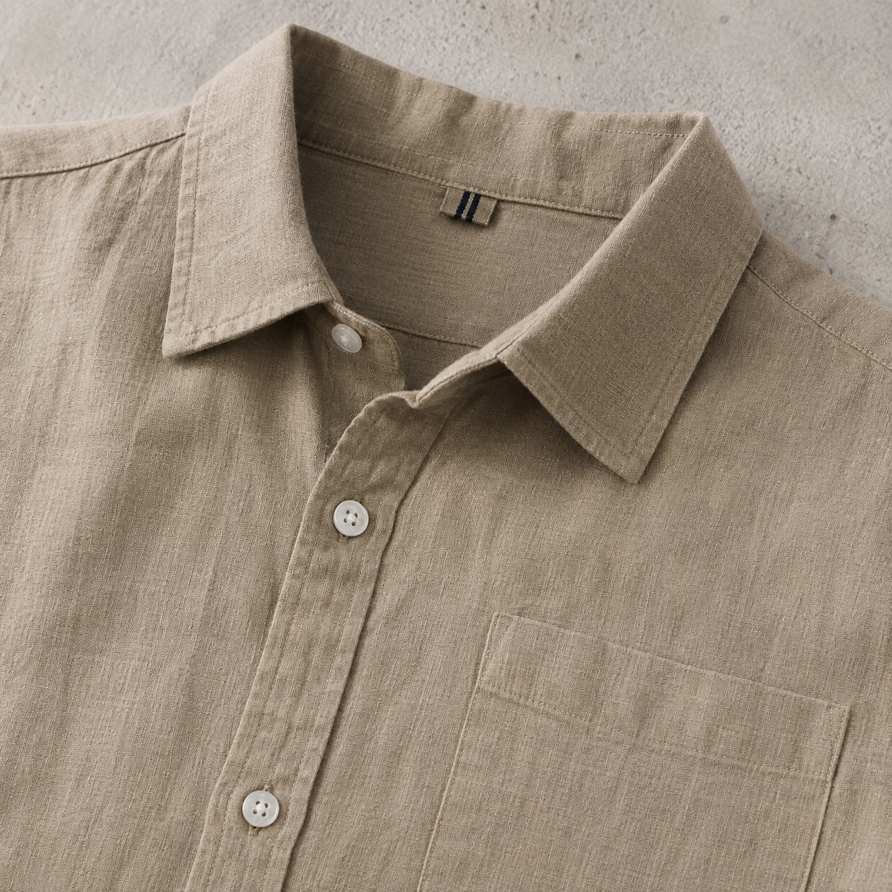 Ferrara Linen Blend Two Piece Shirt and Trouser Set
