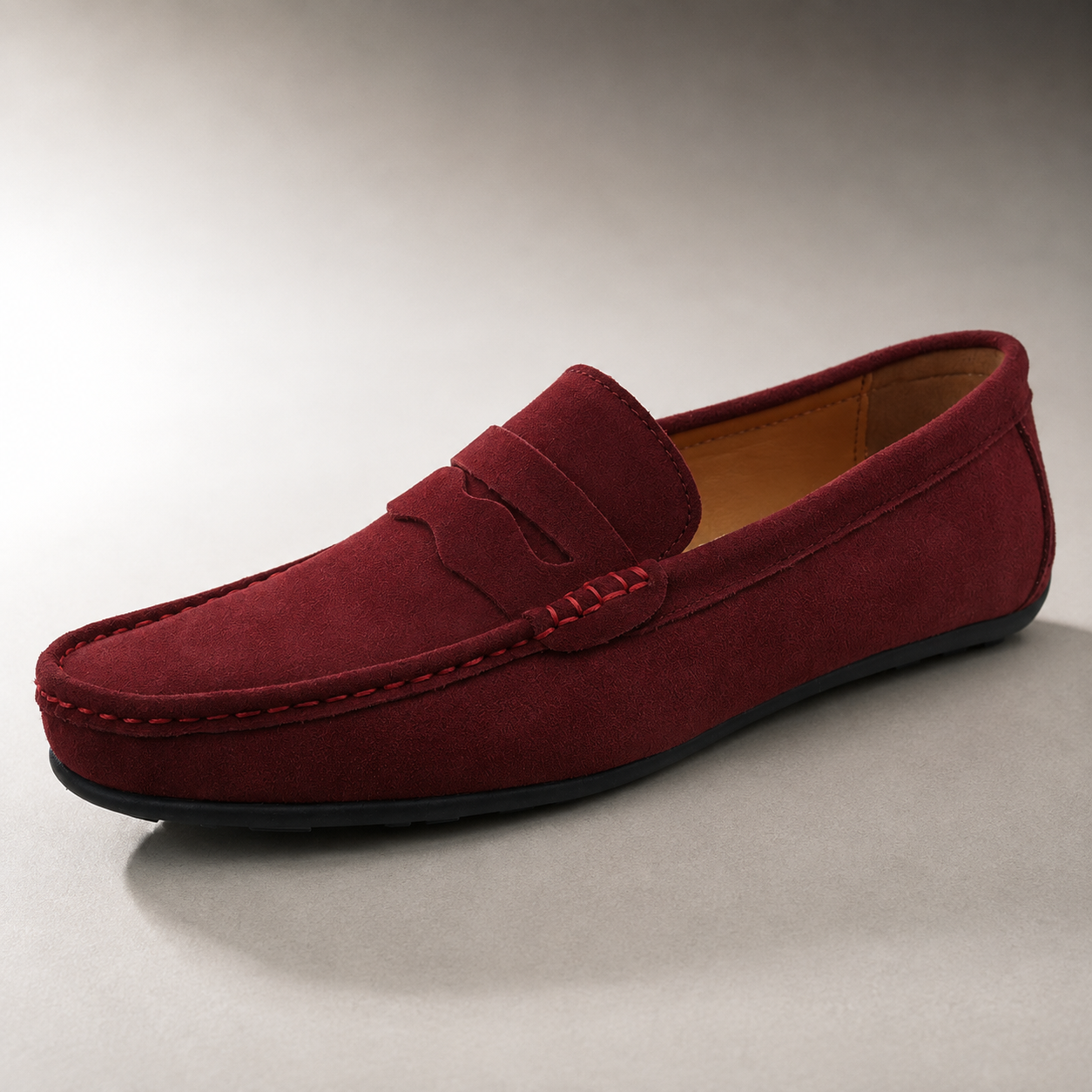 Urbino Suede Penny Driving Loafer
