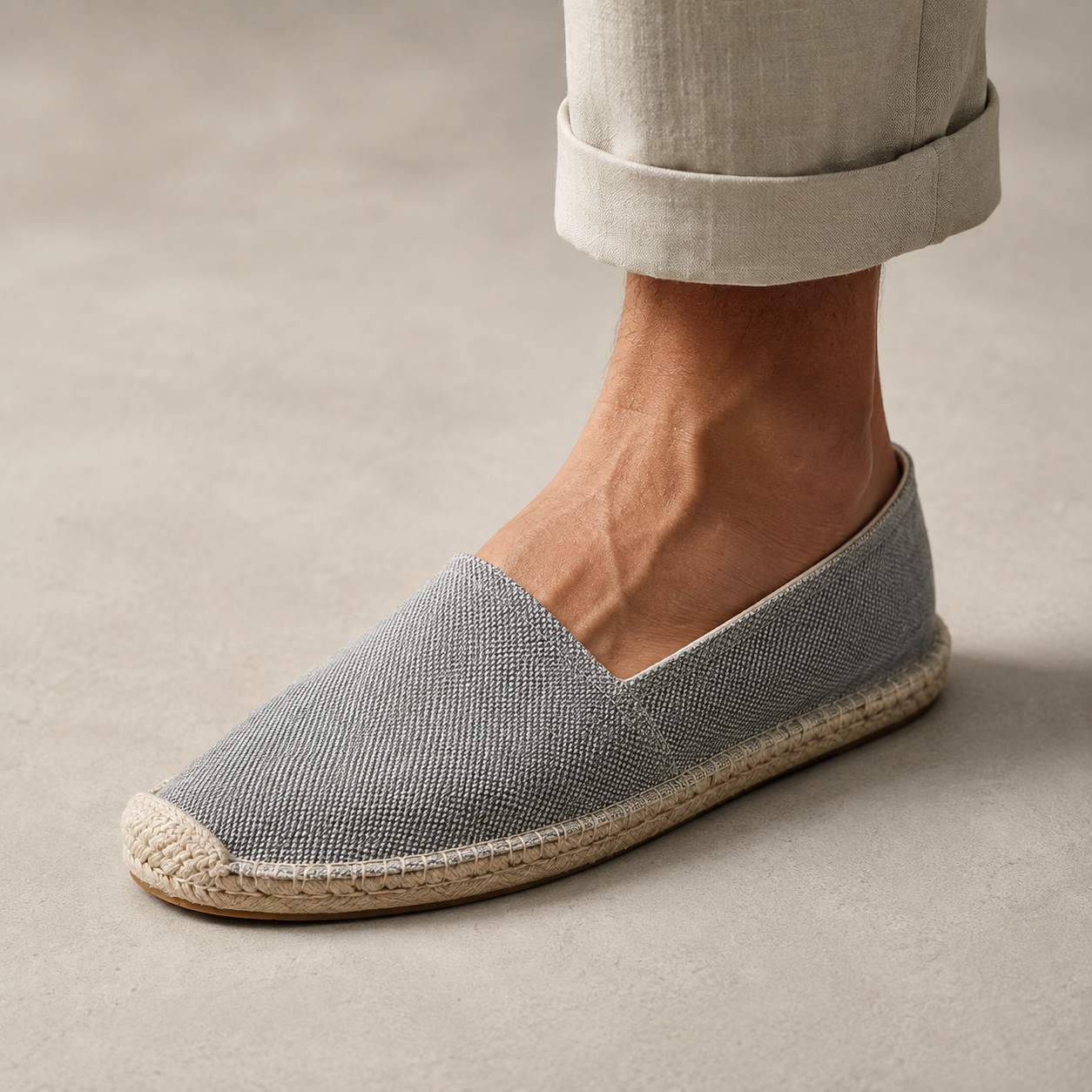 Mantova Suede Slip On Espadrille
