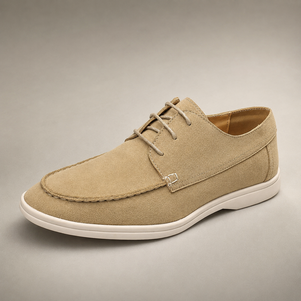 Padova Suede Lace Up Boat Shoe