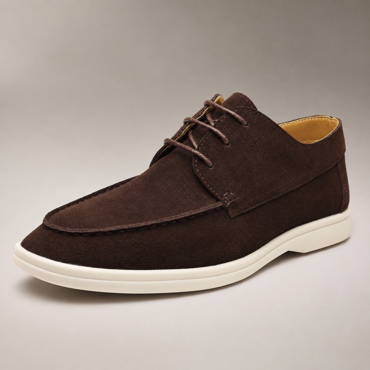Padova Suede Lace Up Boat Shoe