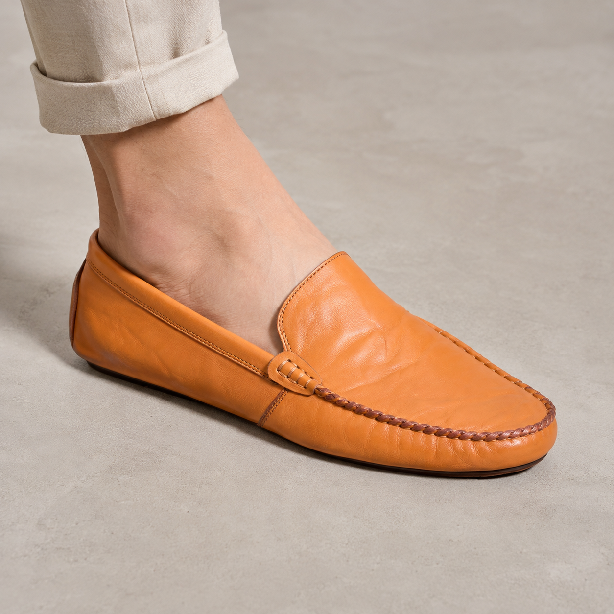 Cremona Leather Slip On Loafer