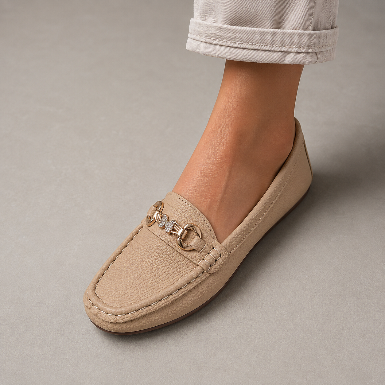 Ancona Chain Bit Loafer Flat