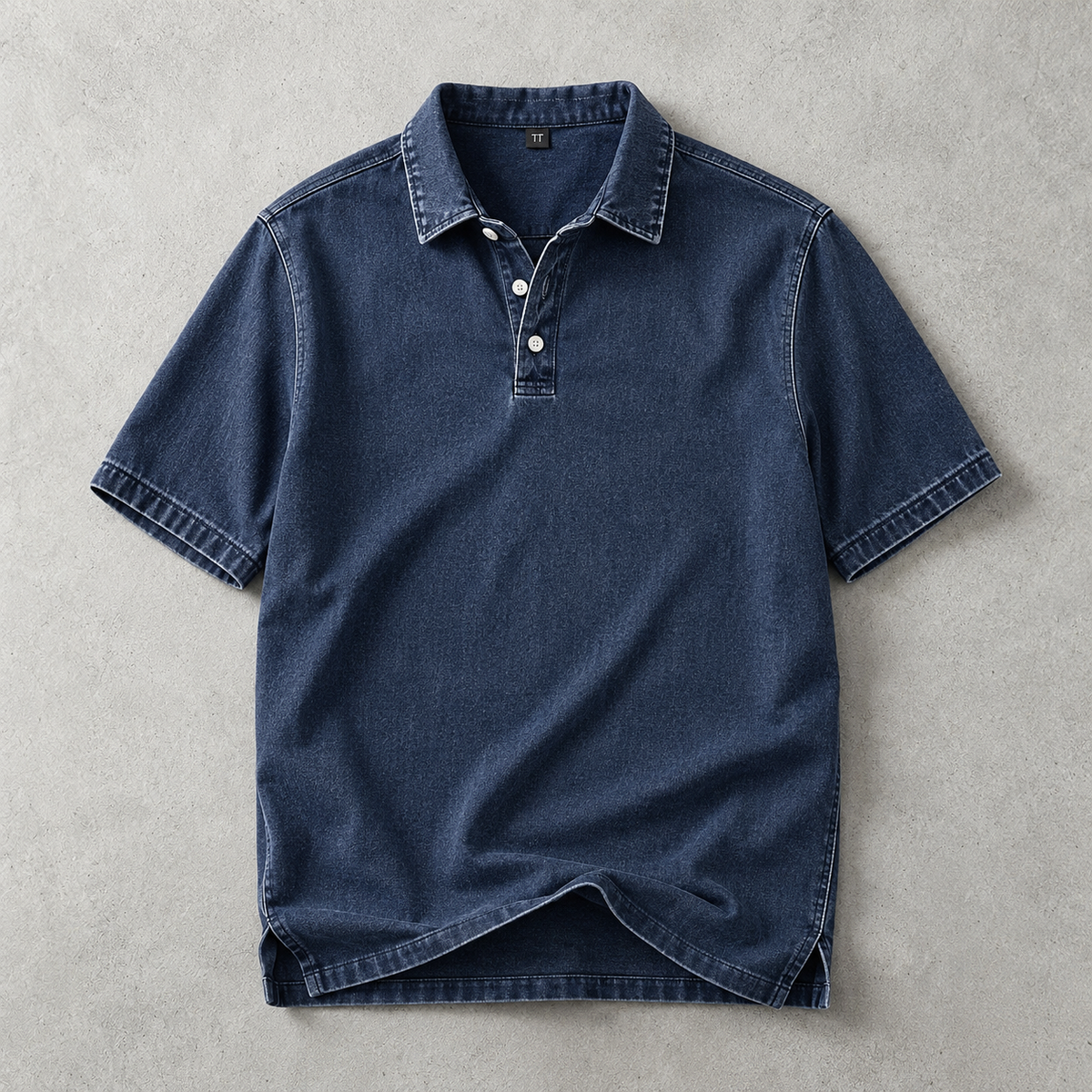 Ischia Washed Cotton Polo Shirt