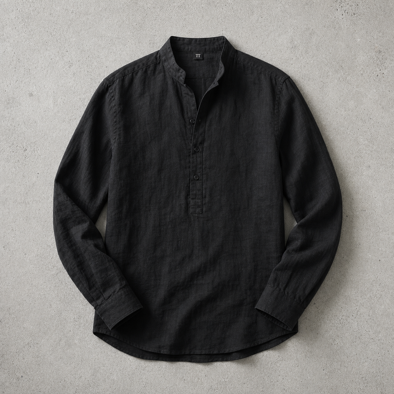 Alassio Roll Tab Sleeve Popover Shirt