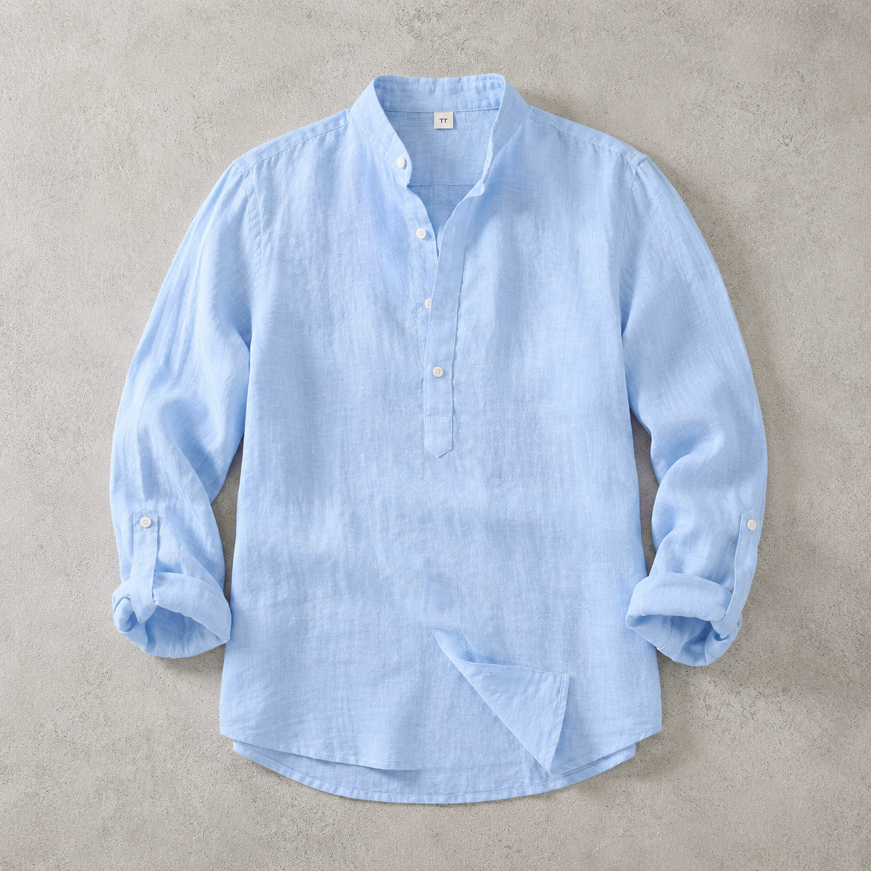 Alassio Roll Tab Sleeve Popover Shirt