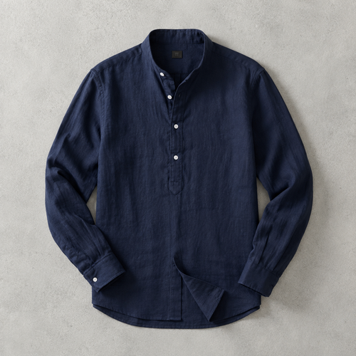Alassio Roll Tab Sleeve Popover Shirt