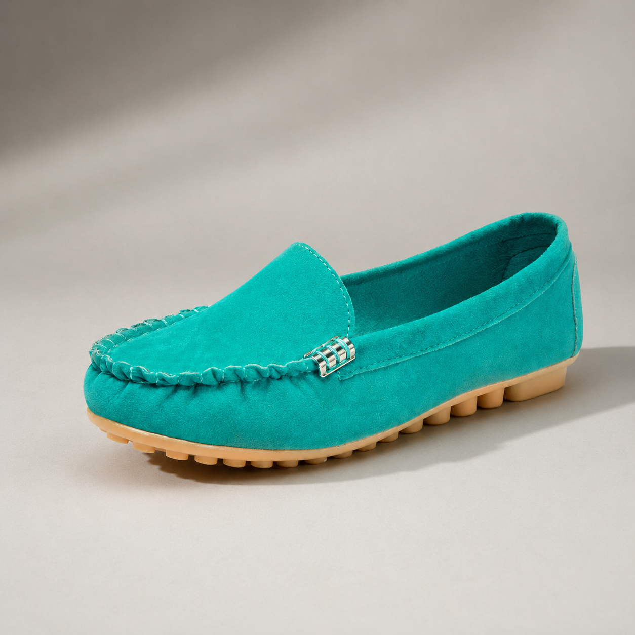 Toulon Slip On Moc Toe Comfort Loafer