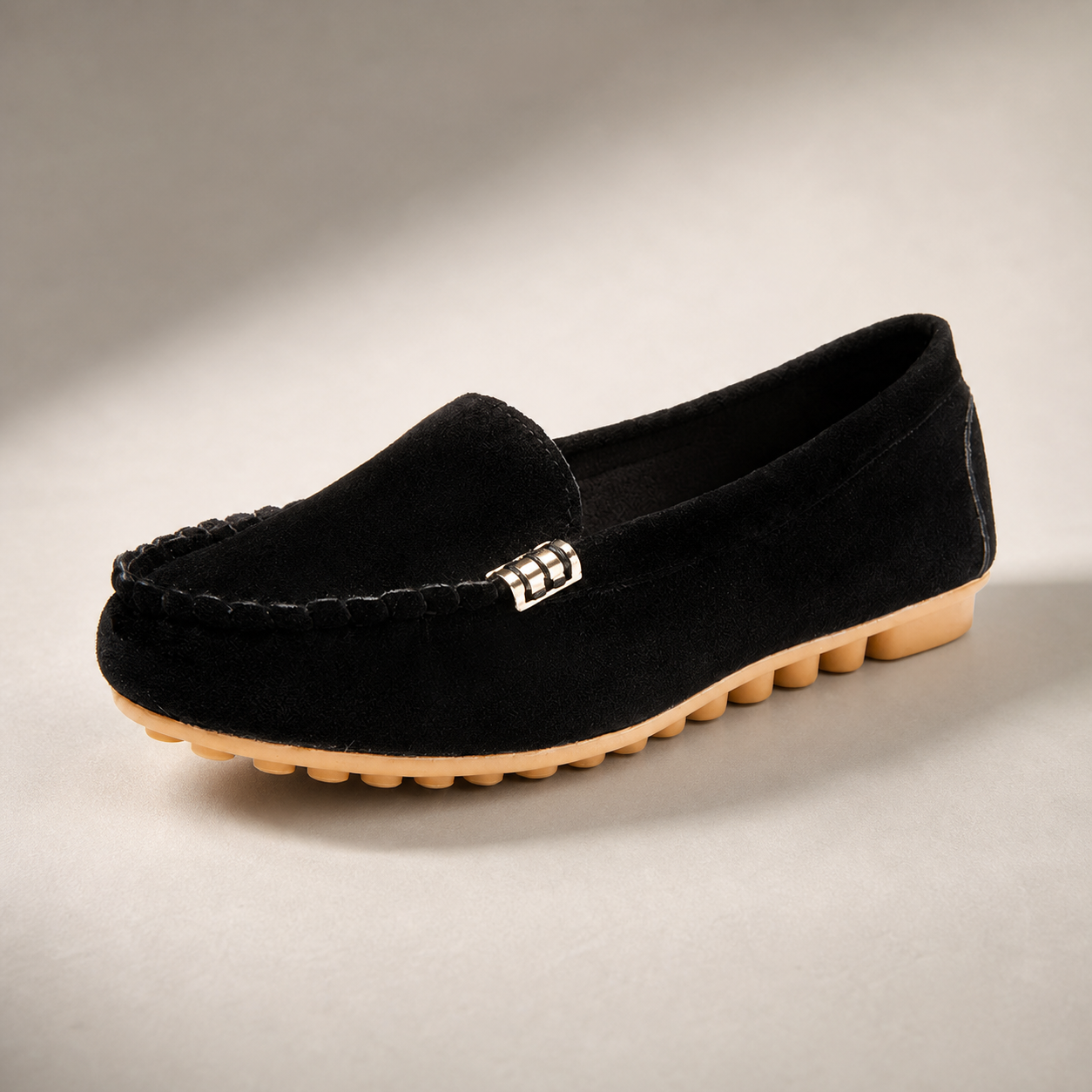 Toulon Slip On Moc Toe Comfort Loafer