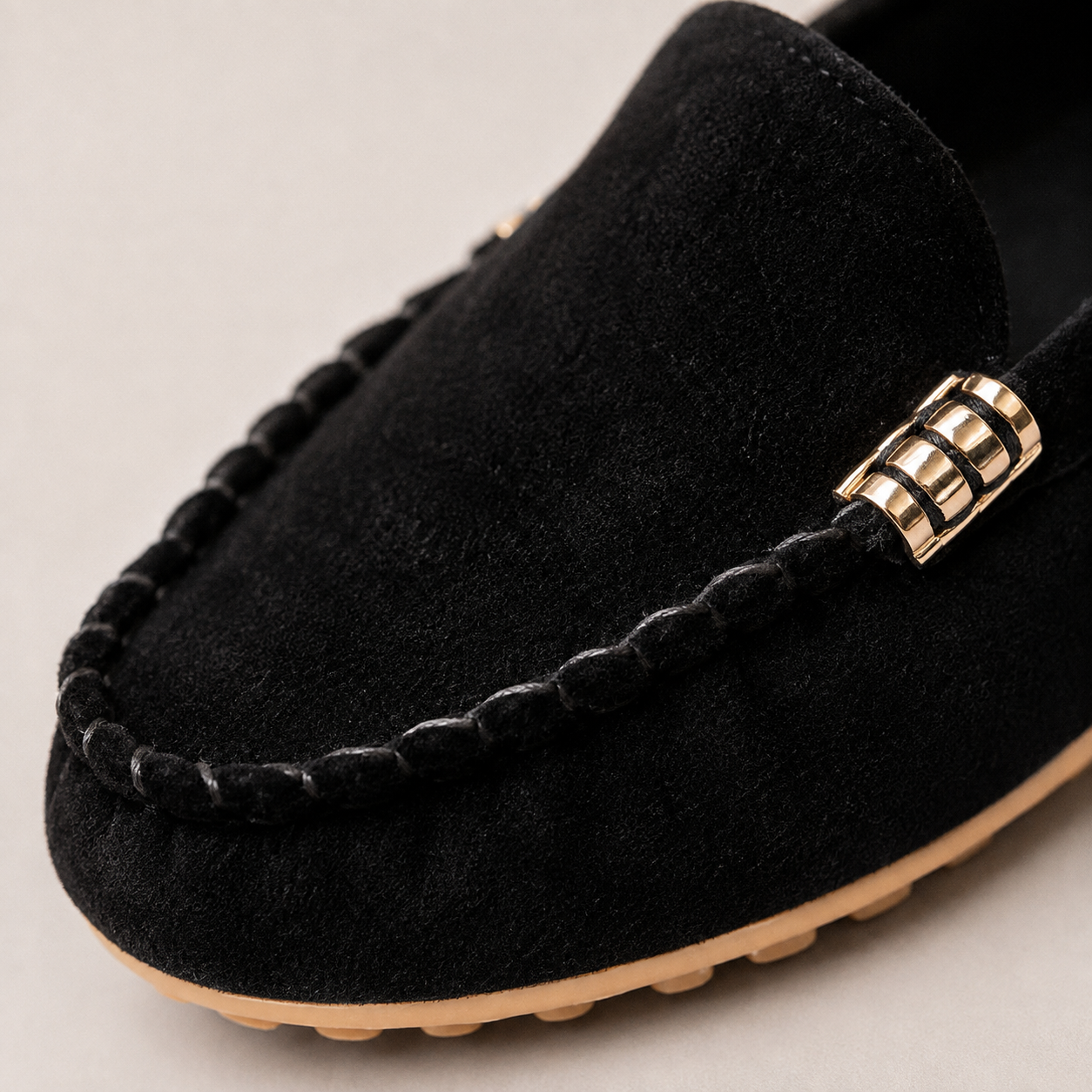Toulon Slip On Moc Toe Comfort Loafer