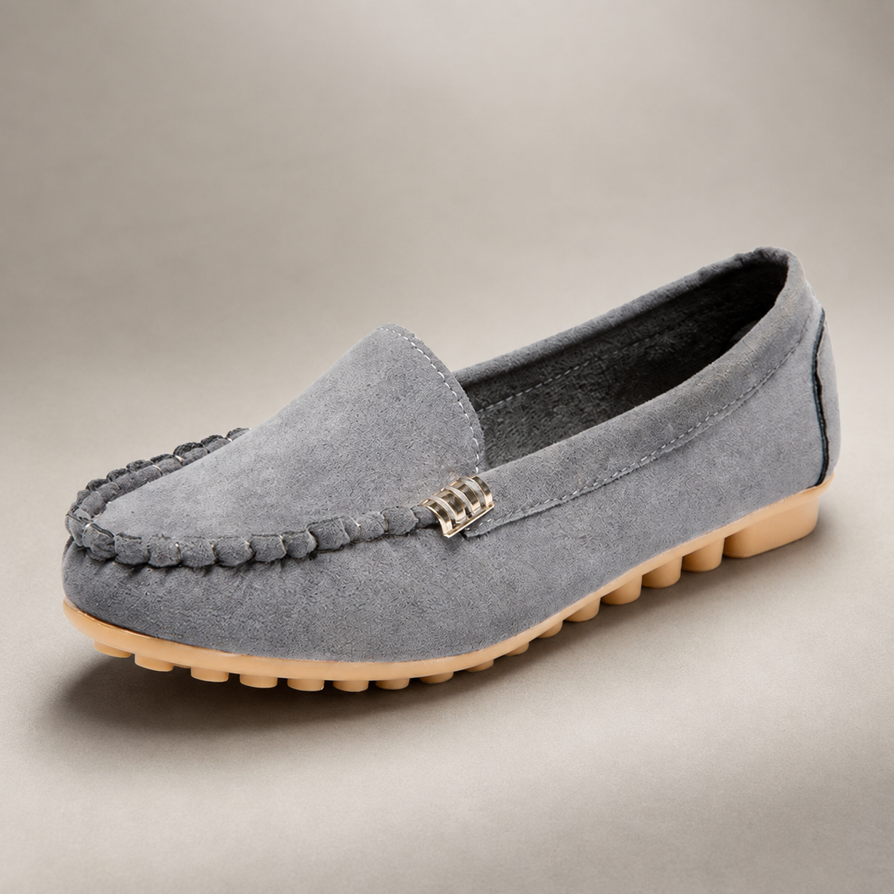 Toulon Slip On Moc Toe Comfort Loafer