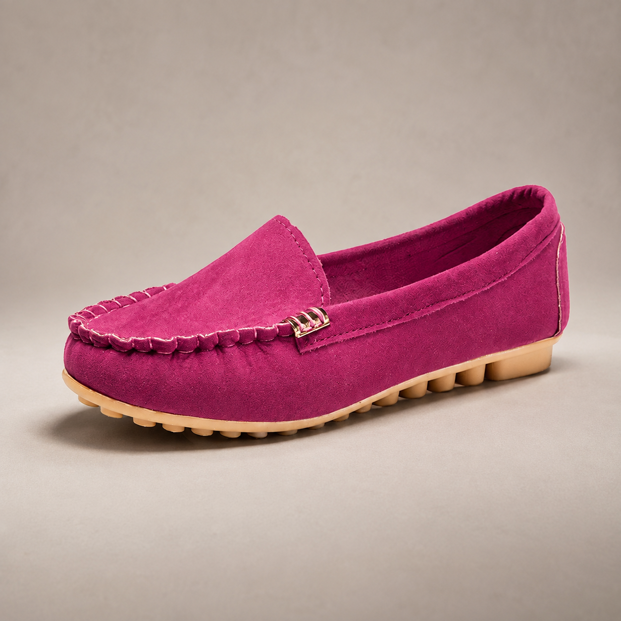 Toulon Slip On Moc Toe Comfort Loafer