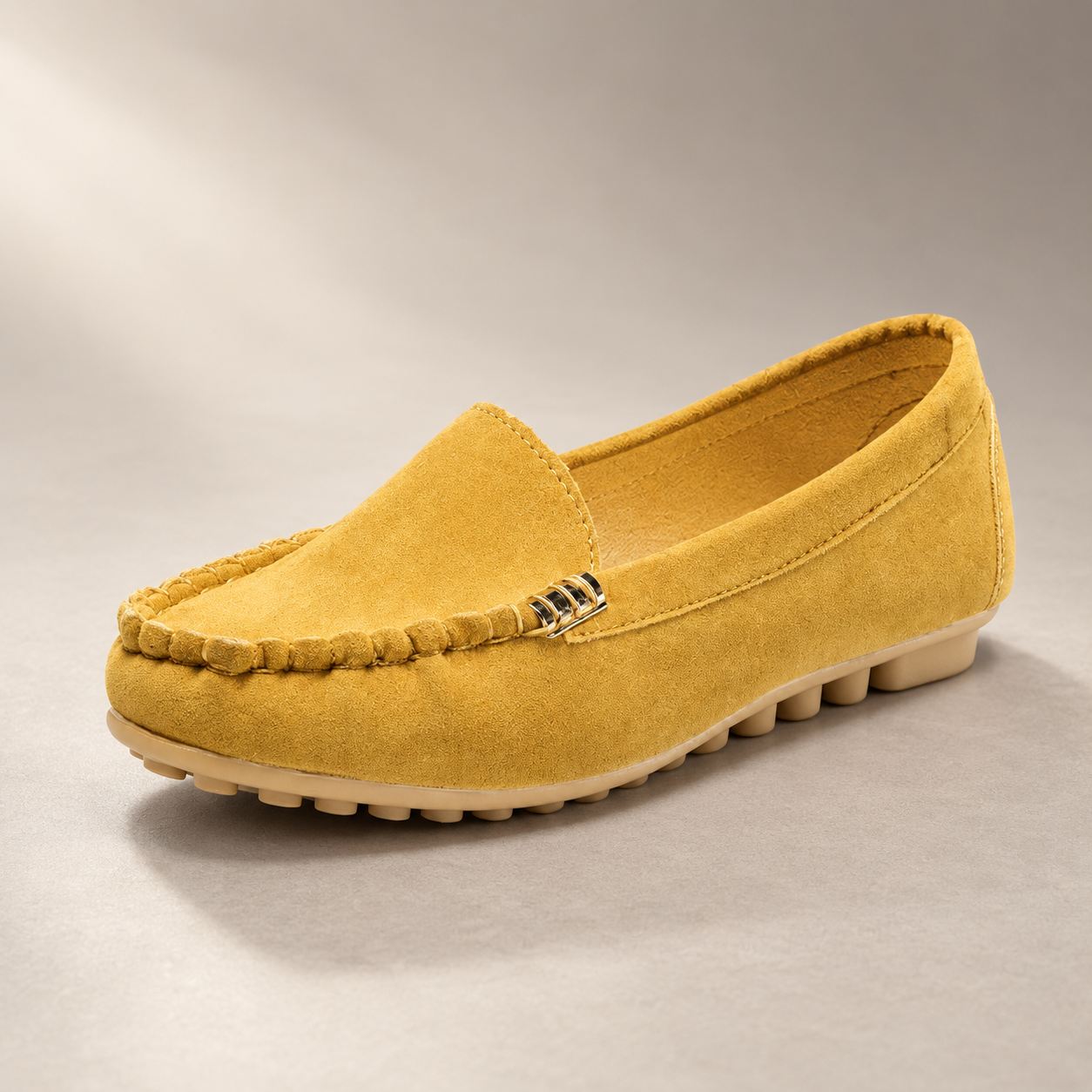 Toulon Slip On Moc Toe Comfort Loafer