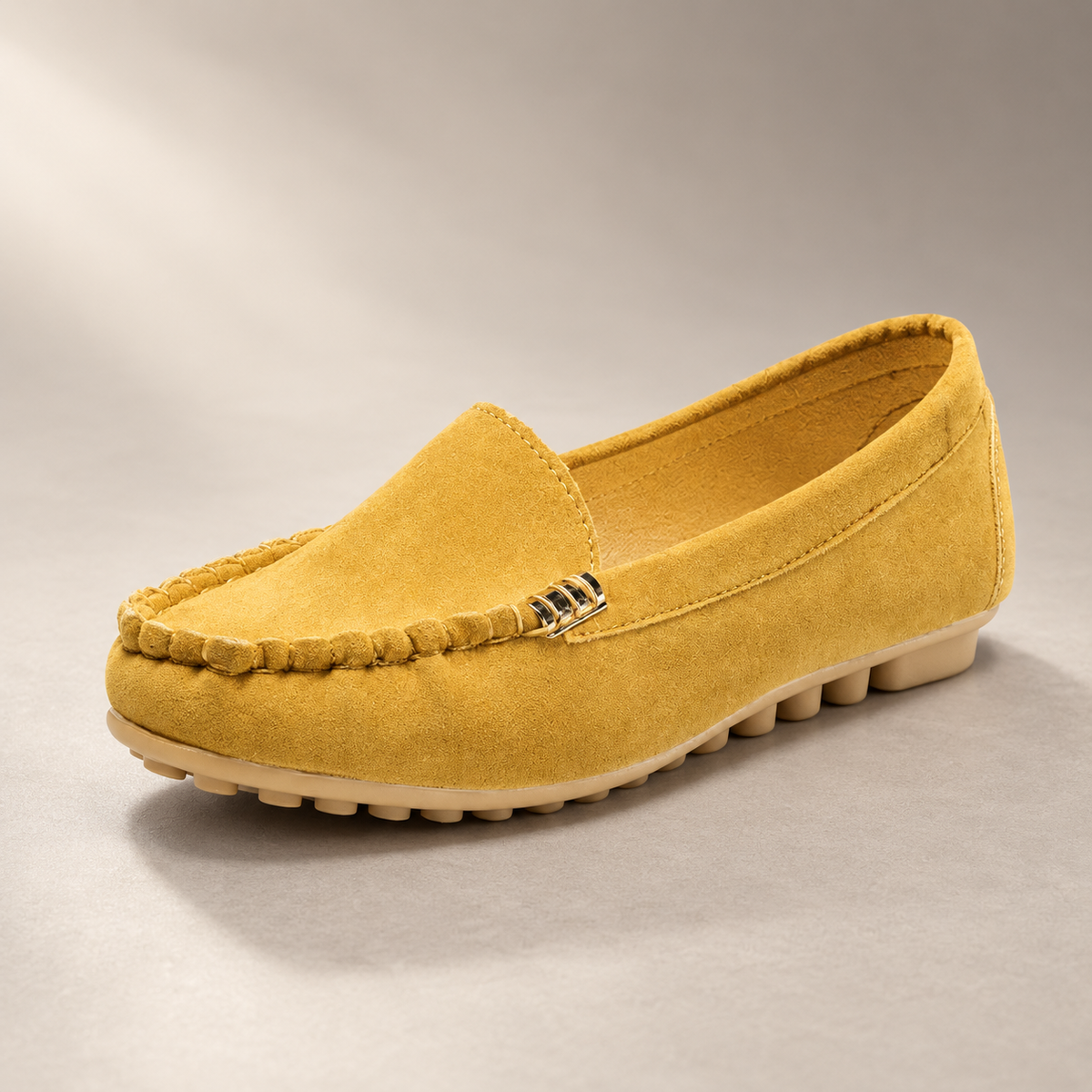 Toulon Slip On Moc Toe Comfort Loafer