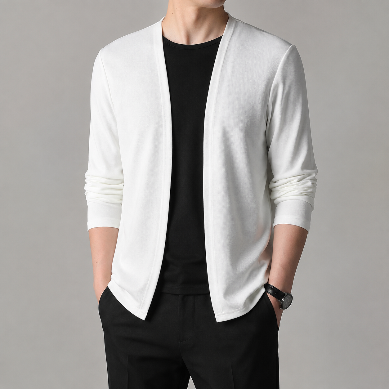 Bayonne Lightweight Open Front Cardigan