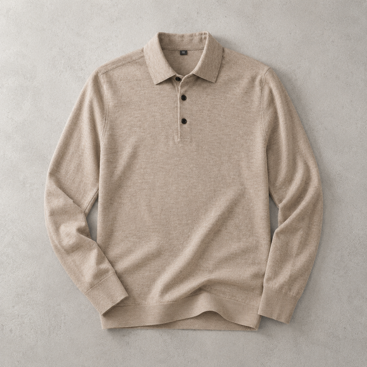 Dijon Long Sleeve Polo Sweater