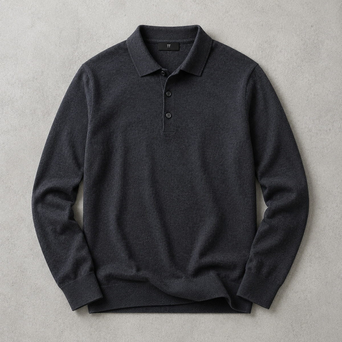 Dijon Long Sleeve Polo Sweater