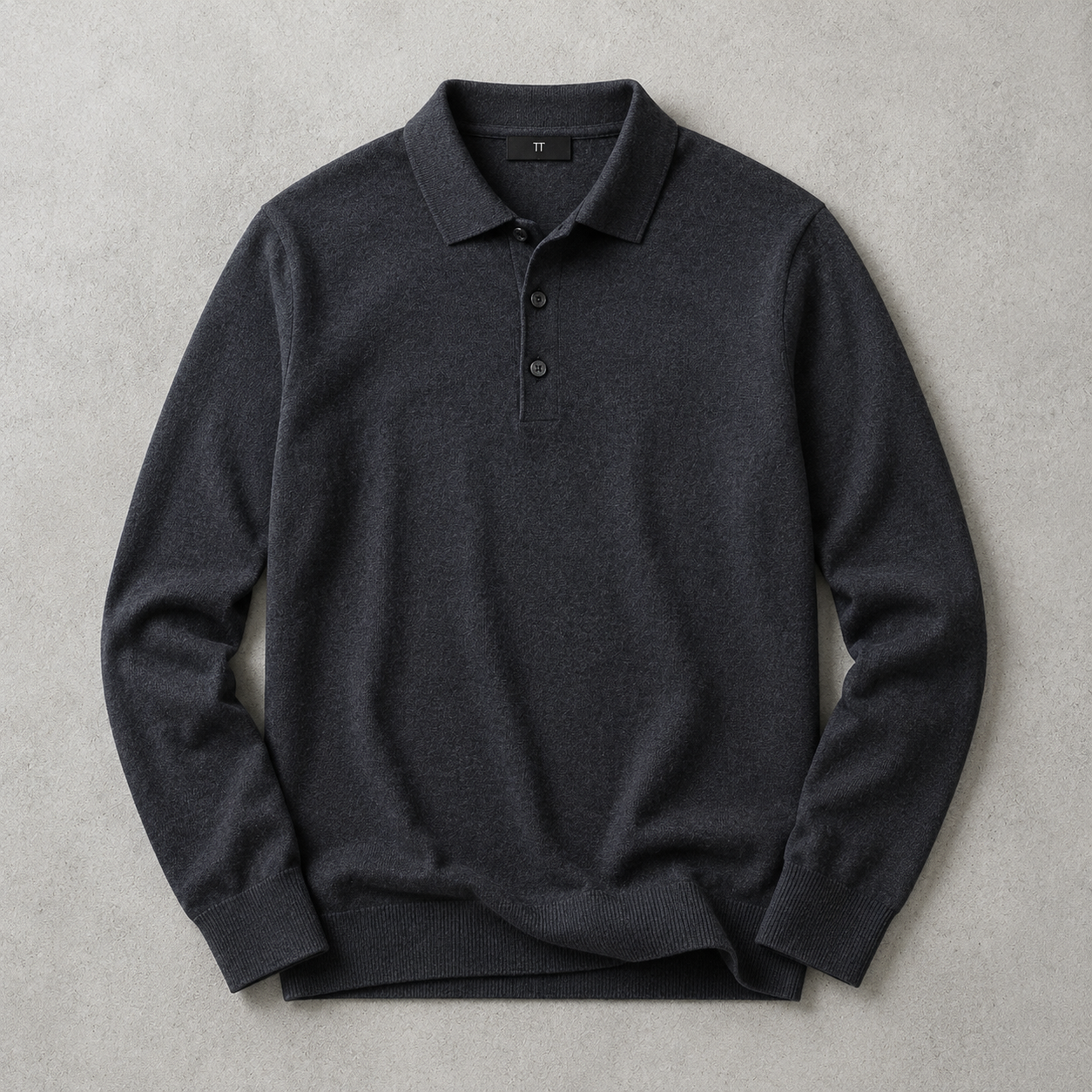 Dijon Long Sleeve Polo Sweater