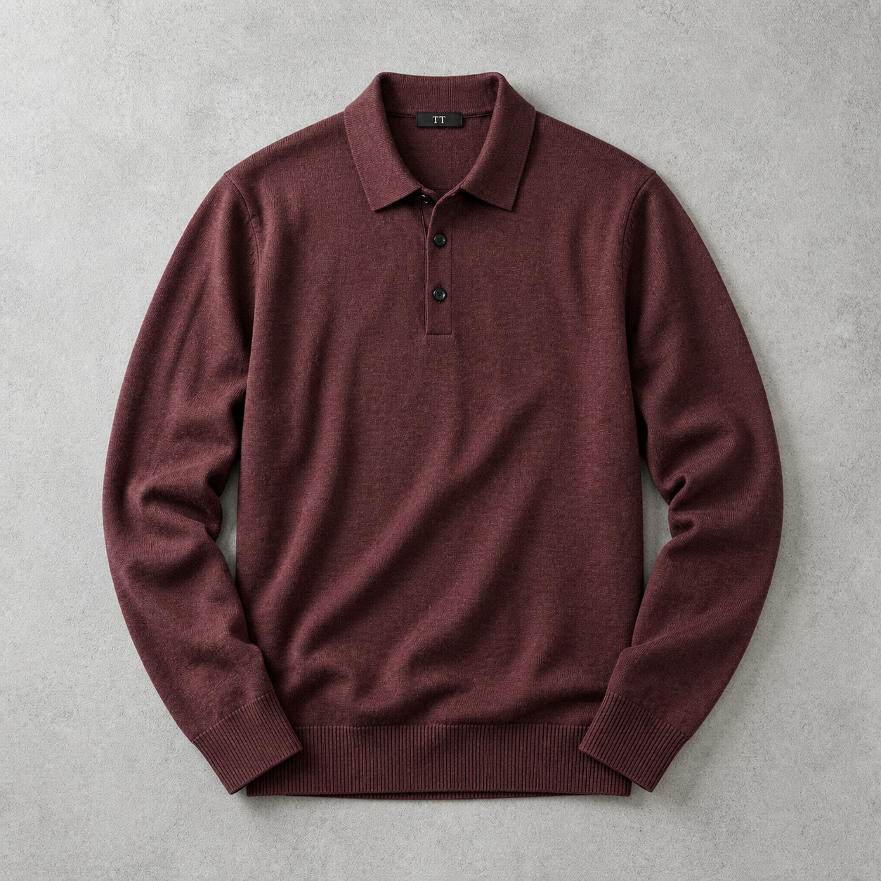 Dijon Long Sleeve Polo Sweater