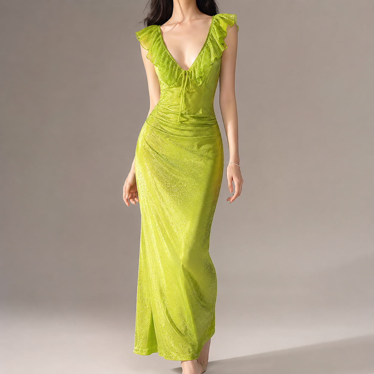 Cortina Satin Slip Maxi Dress