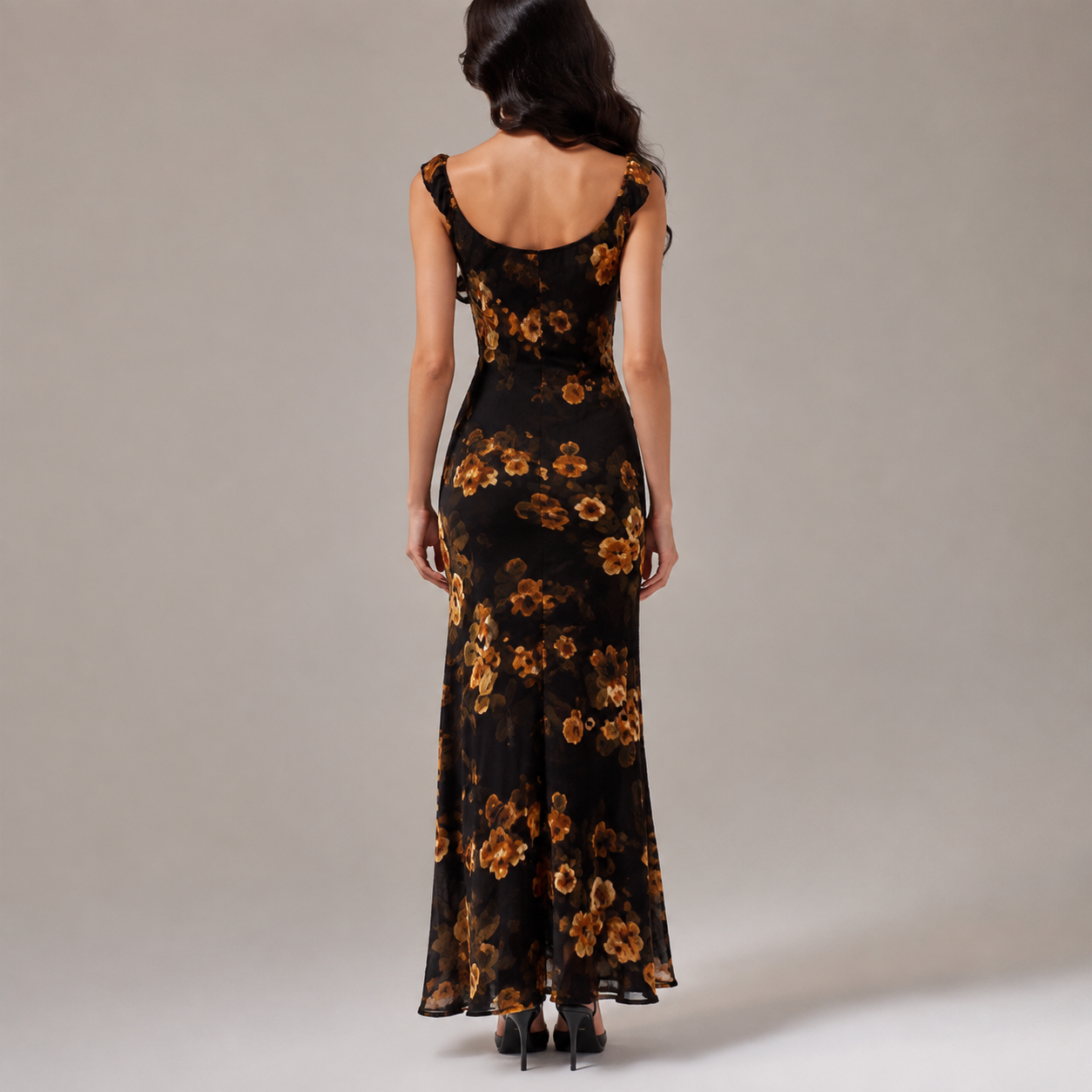 Marlow Floral Side Slit Maxi Dress