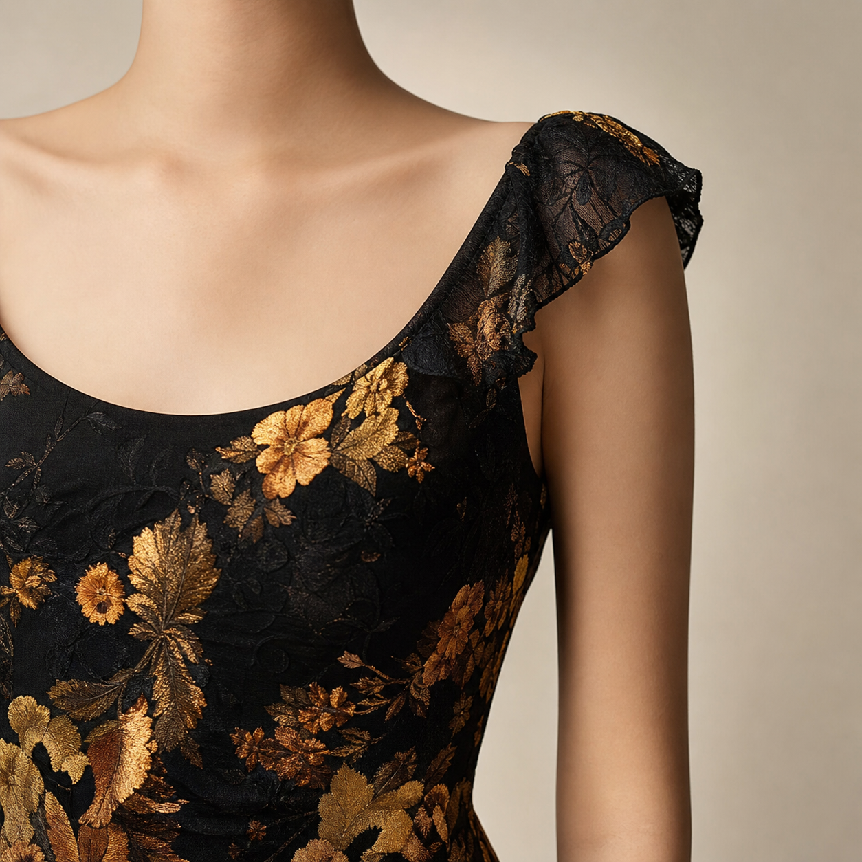 Marlow Floral Side Slit Maxi Dress
