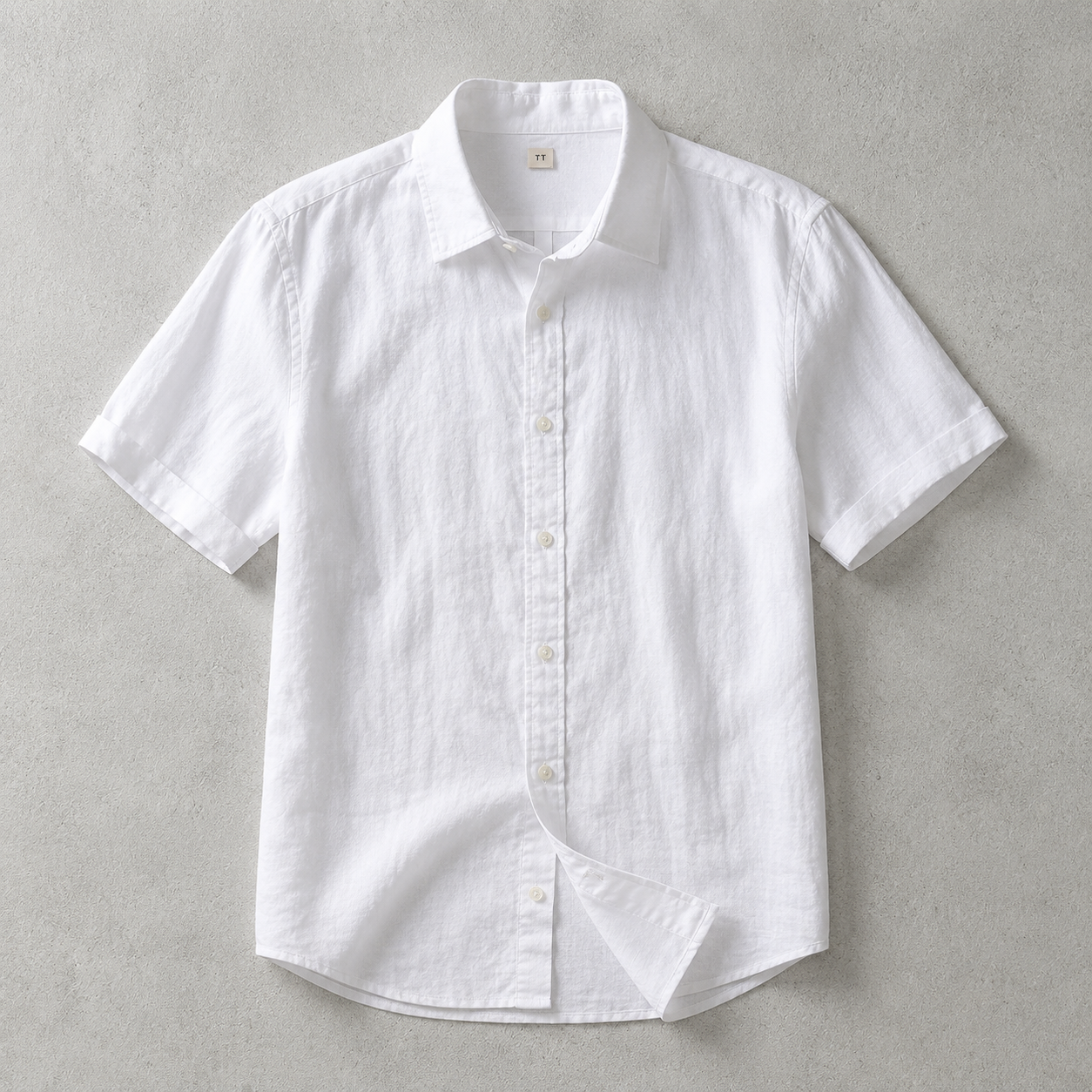 Keswick Classic Short Sleeve Linen Shirt