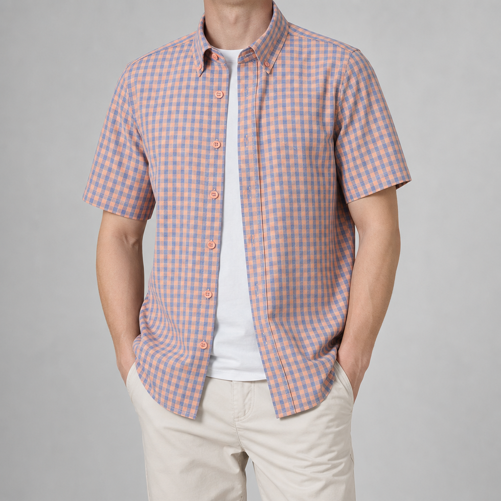 Malvern Plaid Short Sleeve Shirt
