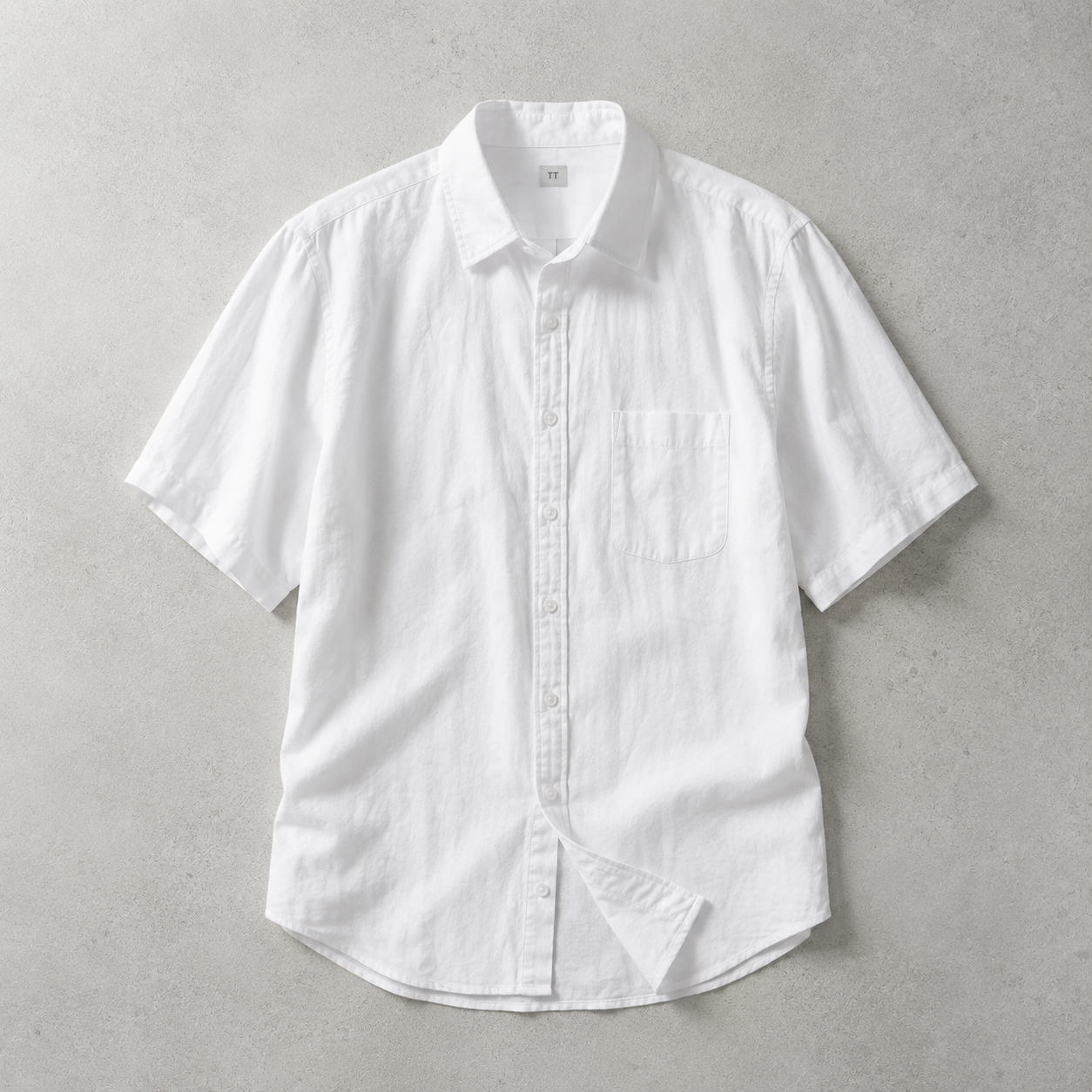 Stamford Light Blue Short Sleeve Shirt