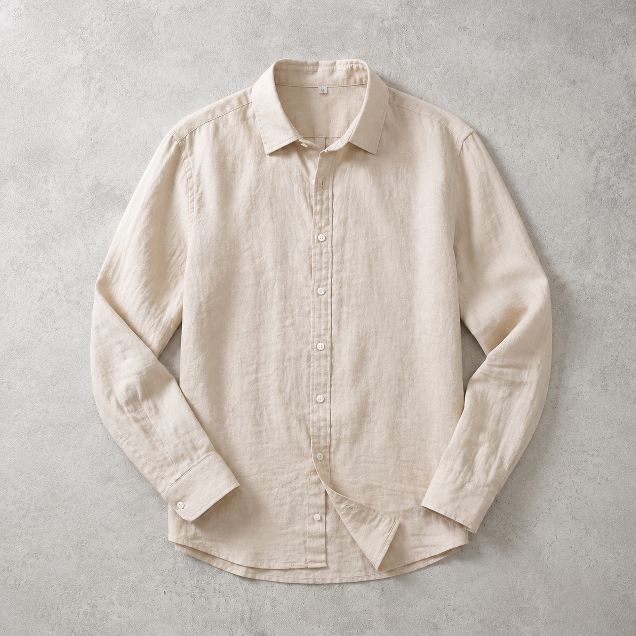 Oakham Cotton Linen Long Sleeve Shirt