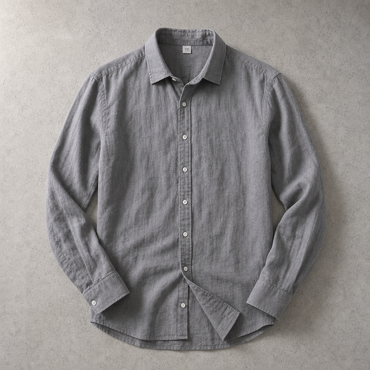 Oakham Cotton Linen Long Sleeve Shirt
