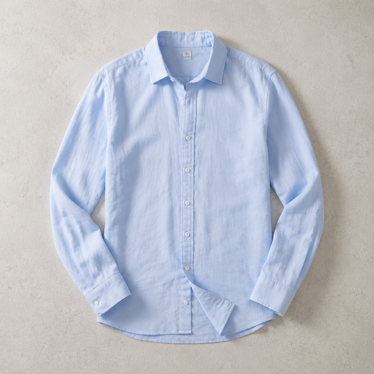 Oakham Cotton Linen Long Sleeve Shirt