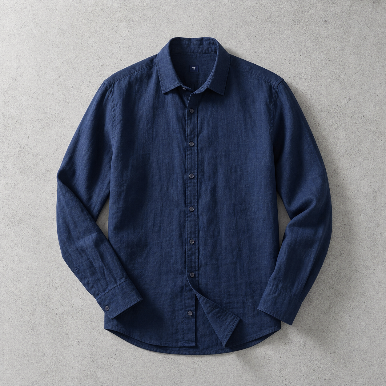 Oakham Cotton Linen Long Sleeve Shirt