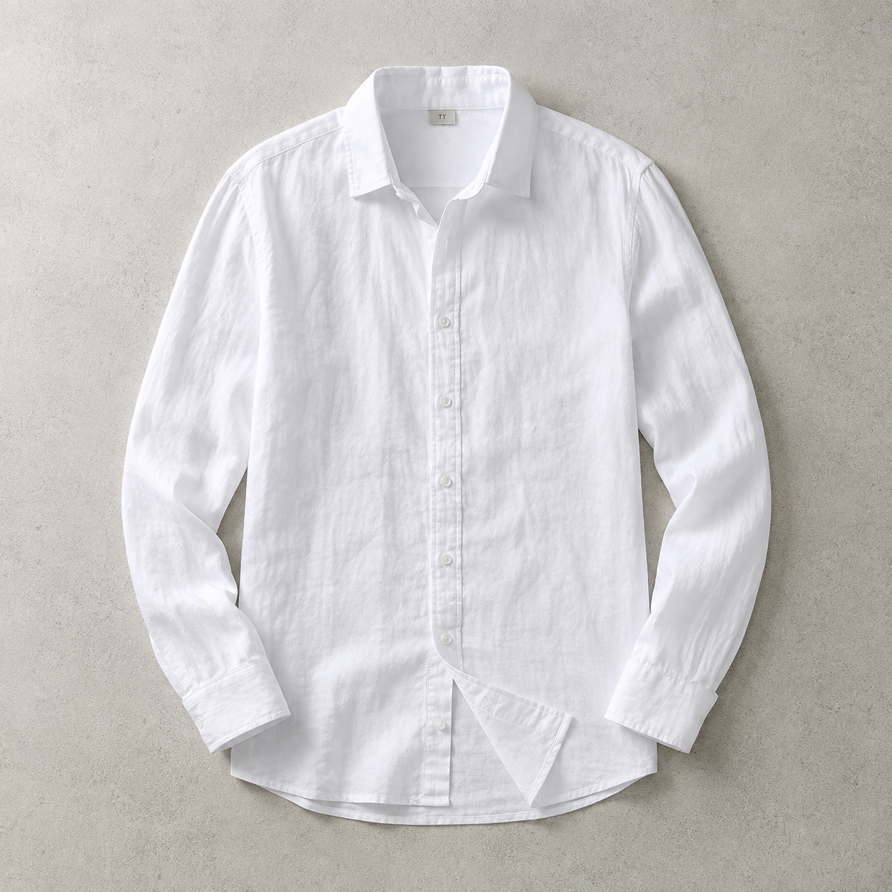 Oakham Cotton Linen Long Sleeve Shirt